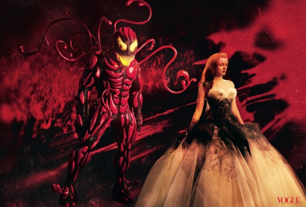 Photo Flash: Annie Leibovitz Presents SPIDER-MAN in Vogue Image