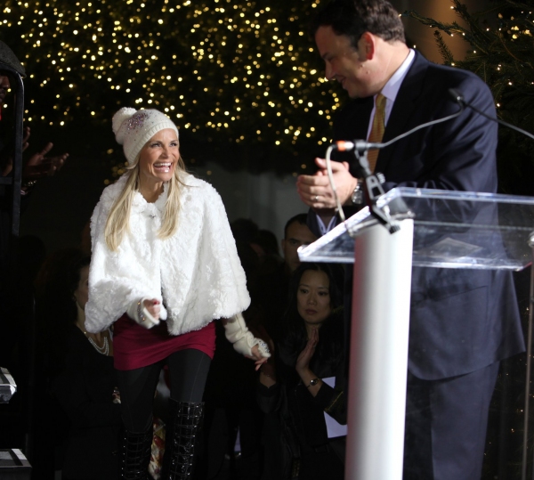 Kristin Chenoweth & President and CEO of Lord & Taylor Brendan Hoffman  Photo