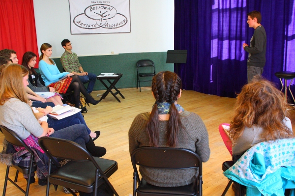 Photo Flash: Kyle Dean Massey Mentors at BAA Image