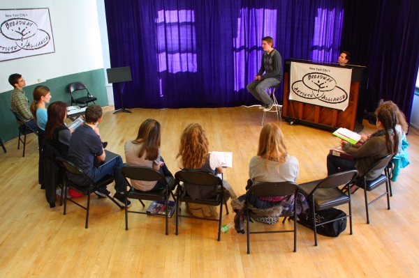 Photo Flash: Kyle Dean Massey Mentors at BAA Image