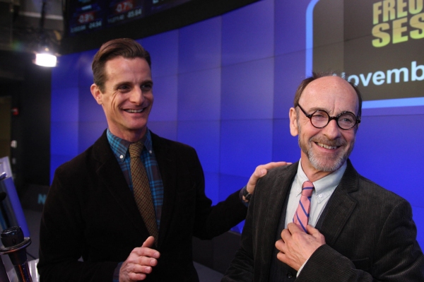 Photo Flash: FREUD'S LAST SESSION Stars Ring NASDAQ Closing Bell Image