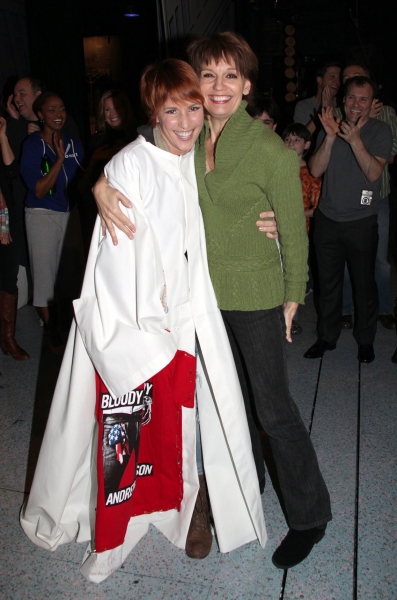 Lisa Gajda (Gypsy Robe Recipient for Elf)  & Beth Leavel Photo