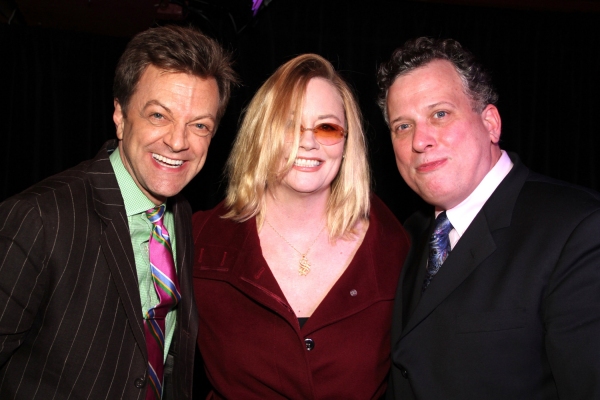 Jim Caruso with Cybill Shepherd and Billy Stritch Photo