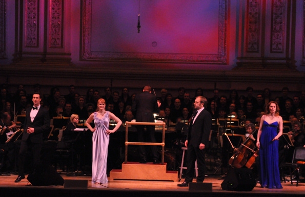 Aaron Lazar, Kate Baldwin, Steven Reineke, Alexander Gemignani and Christiane Noll Photo