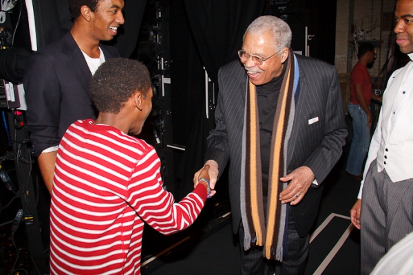 Photo Coverage: James Earl Jones Visits THE SCOTTSBORO BOYS Image