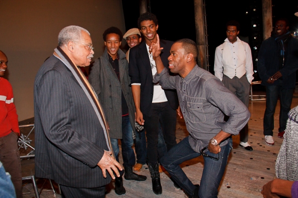 Photo Coverage: James Earl Jones Visits THE SCOTTSBORO BOYS Image