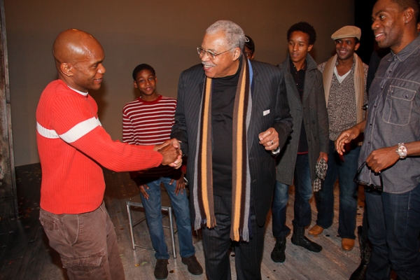 Photo Coverage: James Earl Jones Visits THE SCOTTSBORO BOYS Image