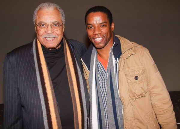 Photo Coverage: James Earl Jones Visits THE SCOTTSBORO BOYS Image