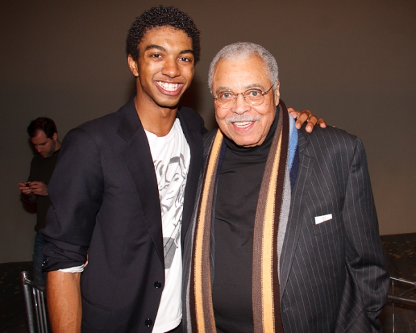 Photo Coverage: James Earl Jones Visits THE SCOTTSBORO BOYS Image