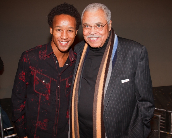 Photo Coverage: James Earl Jones Visits THE SCOTTSBORO BOYS Image