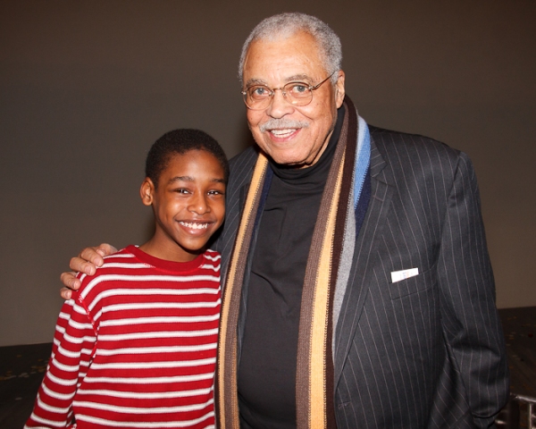 Photo Coverage: James Earl Jones Visits THE SCOTTSBORO BOYS Image