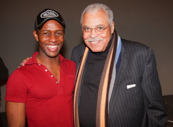 Photo Coverage: James Earl Jones Visits THE SCOTTSBORO BOYS Image