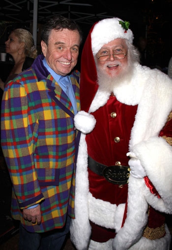 Jerry Mathers and Santa Claus at The Americana at Brand Photo
