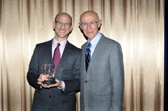 Douglas J. Cohen and  his father Hirsch Cohen Photo