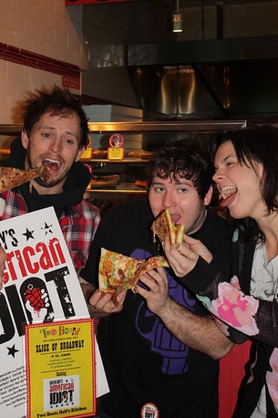 Photo Flash: Two Boots Celebrates AMERICAN IDIOT with 'The St. Jimmy' Slice Image