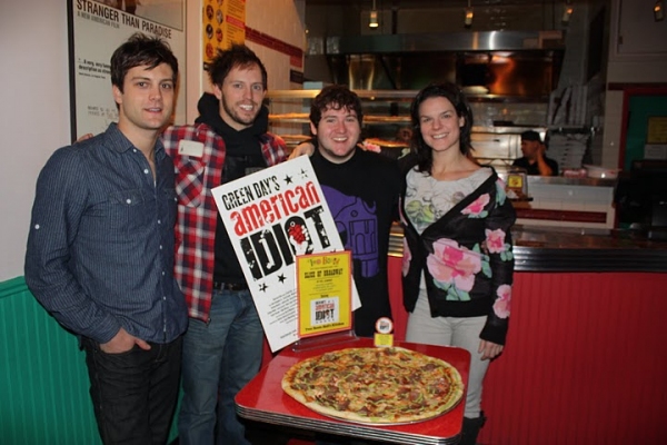 Photo Flash: Two Boots Celebrates AMERICAN IDIOT with 'The St. Jimmy' Slice Image