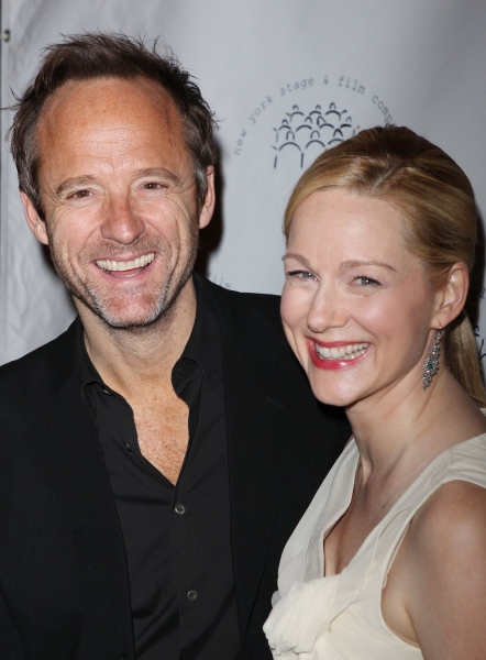 John Benjamin Hickey & Laura Linney at 