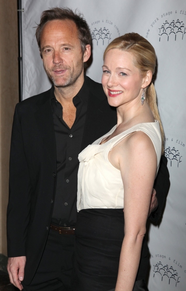 John Benjamin Hickey & Laura Linney at 