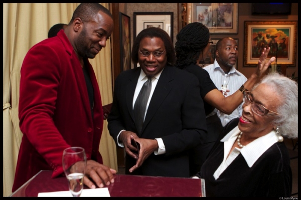 Malik Yoba, Curtis King, and guest Photo