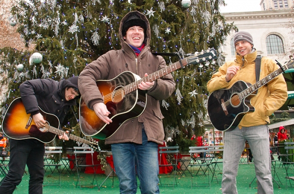 Michael Esper, John Gallagher Jr., and Stark Sands Photo