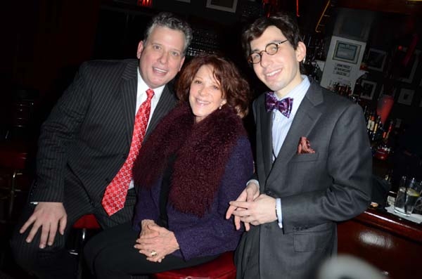 Billy Stritch, Linda Lavin & Aaron Weinstein at 