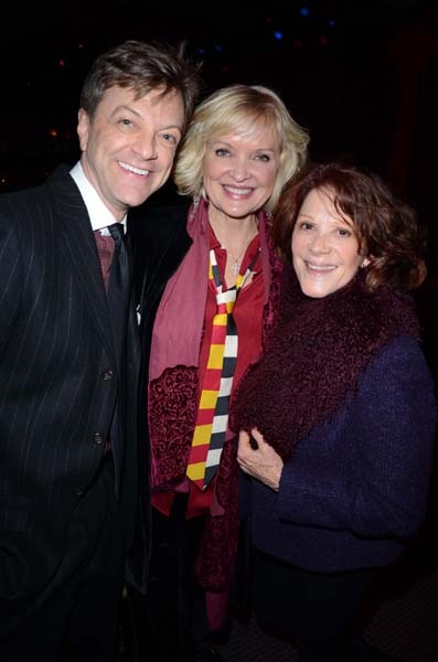 Jim Caruso, Christine Ebersole & Linda Lavin at 