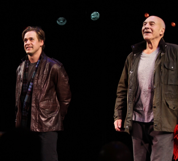 T.R. Knight & Patrick Stewart - 'A Life in the Theatre' at the Schoenfeld Theatre on  Photo