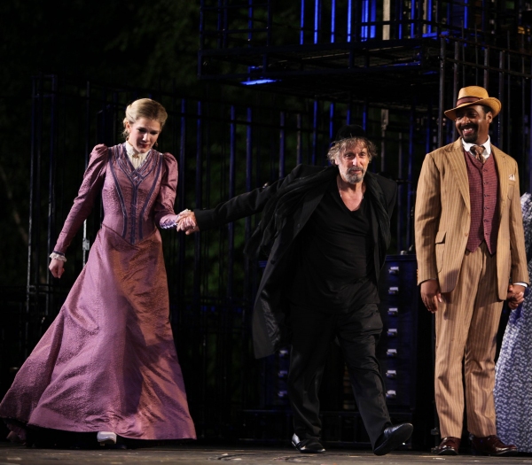 Lily Rabe, Al Pacino & Jesse L. Martin -  THE MERCHANT OF VENICE at the Delacorte The Photo