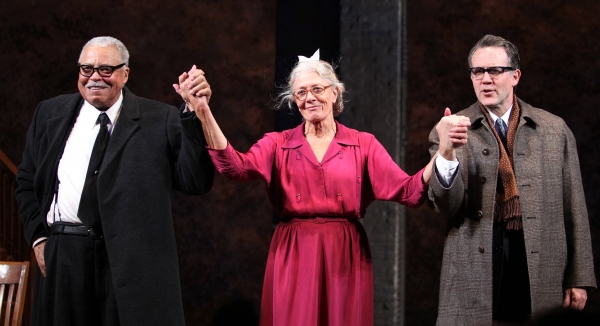 James Earl Jones & Vanessa Redgrave & Boyd Gaines - DRIVING MISS DAISY" at the Golden Photo