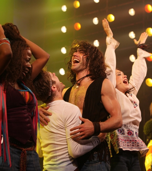 Jeannette Bayardelle, Kyle Riabko, Diana DeGarmo, Ace Young - "HAIR" at the Al Hirsch Photo