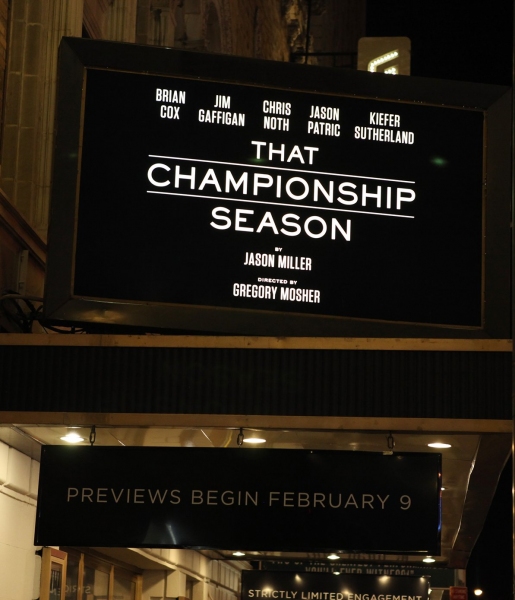 Photo Coverage: UP ON THE MARQUEE: That Championship Season Image