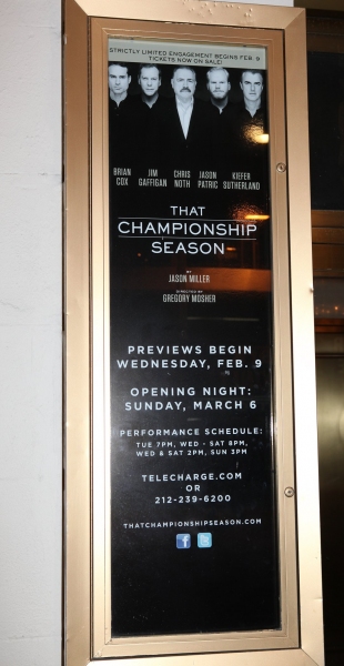 Photo Coverage: UP ON THE MARQUEE: That Championship Season Image