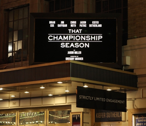 Photo Coverage: UP ON THE MARQUEE: That Championship Season Image