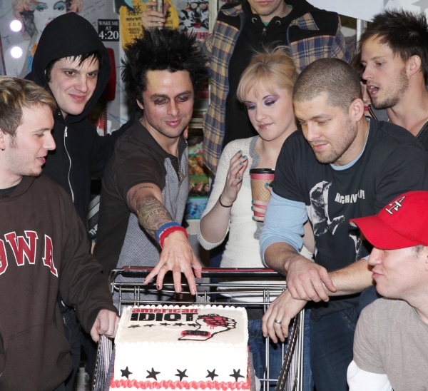 Billy Joe Armstrong (Green Day) with the Ensemble Cast  Photo