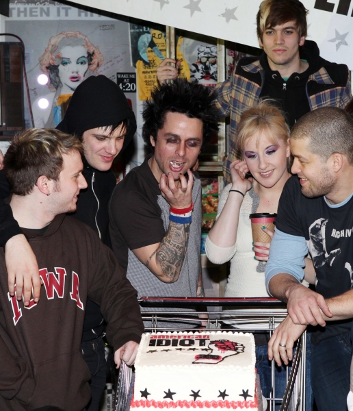 Billy Joe Armstrong (Green Day) with the Ensemble Cast  Photo