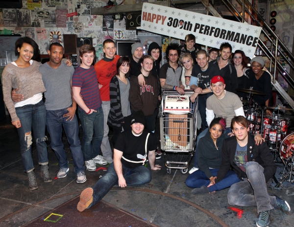 Billy Joe Armstrong (Green Day) with the Ensemble Cast  Photo