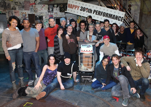 Billy Joe Armstrong (Green Day) with the Ensemble Cast  Photo