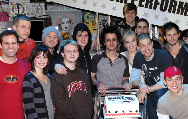 Billy Joe Armstrong (Green Day) with the Ensemble Cast  Photo