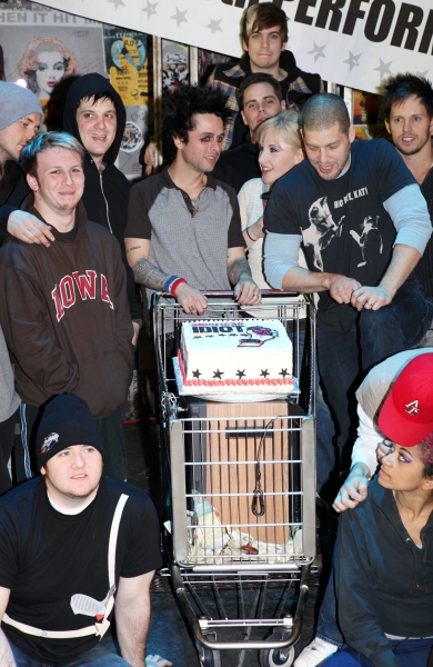 Billy Joe Armstrong (Green Day) with the Ensemble Cast  Photo