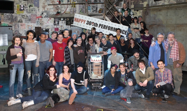 Billy Joe Armstrong (Green Day) with the Ensemble Cast & Crew Photo