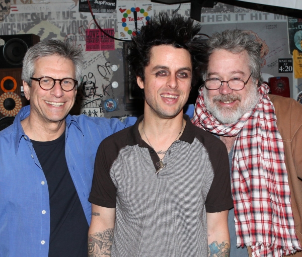 Billy Joe Armstrong (Green Day) with producer Ira Pittelman & producer Tom Hulce Photo