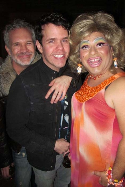 Gerald McCullouch, Perez Hilton and Freyda Laye Photo