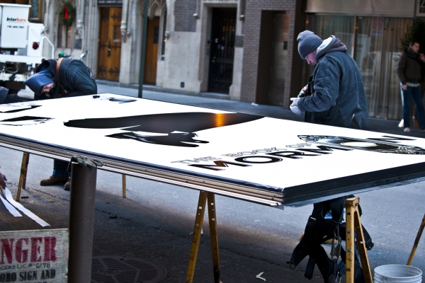 Photo Coverage: BOOK OF MORMON Marquee is Going Up! Part 1 Image