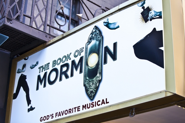 Photo Coverage: BOOK OF MORMON Marquee is Going Up! Part 2 Image