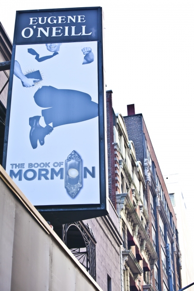Photo Coverage: BOOK OF MORMON Marquee is Going Up! Part 2 Image