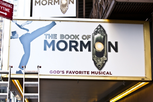 Photo Coverage: BOOK OF MORMON Marquee is Going Up! Part 2 Image