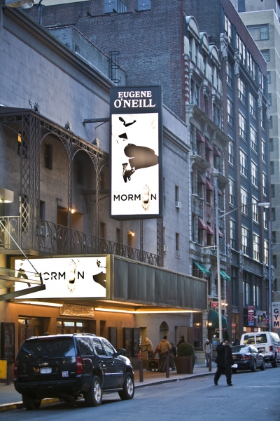 Photo Coverage: BOOK OF MORMON Marquee is Going Up! Part 3 Image