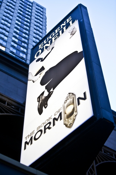 Photo Coverage: BOOK OF MORMON Marquee is Going Up! Part 3 Image