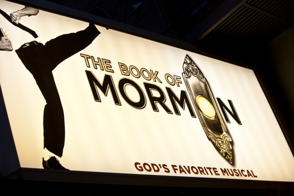 Photo Coverage: BOOK OF MORMON Marquee is Going Up! Part 3 Image