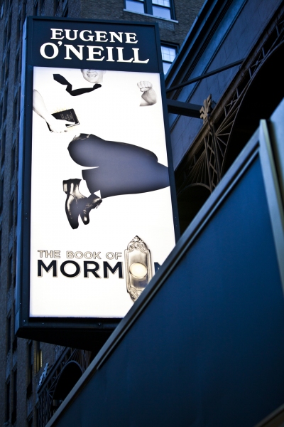 Photo Coverage: BOOK OF MORMON Marquee is Going Up! Part 3 Image